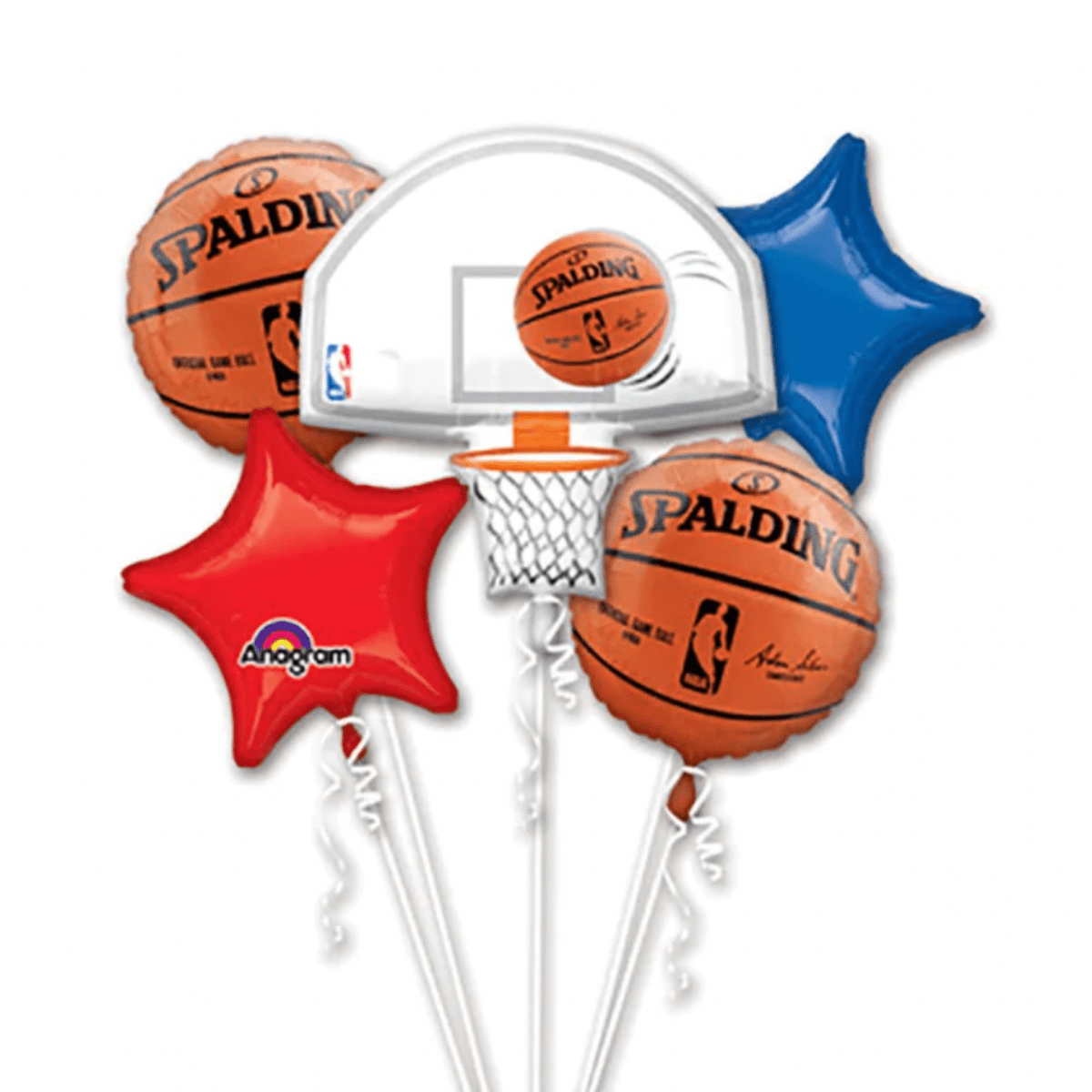 BALLOONS BASKETBALL BOUQUET (5pcs) - My Queen