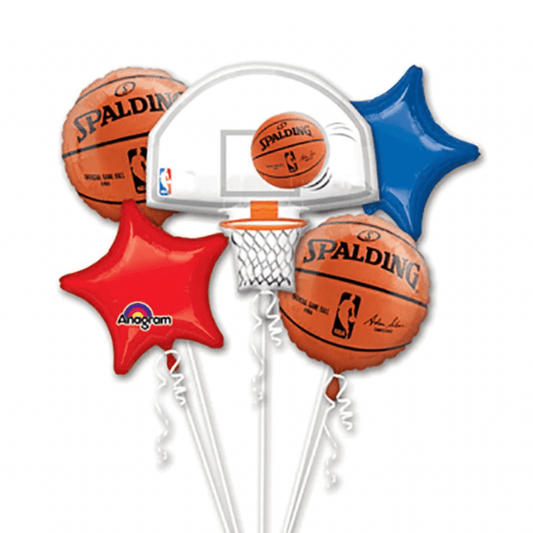 BALLOONS BASKETBALL BOUQUET (5pcs) - My Queen