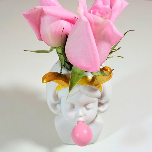 Floral Little Girl | Flowers in modern vase - My Queen