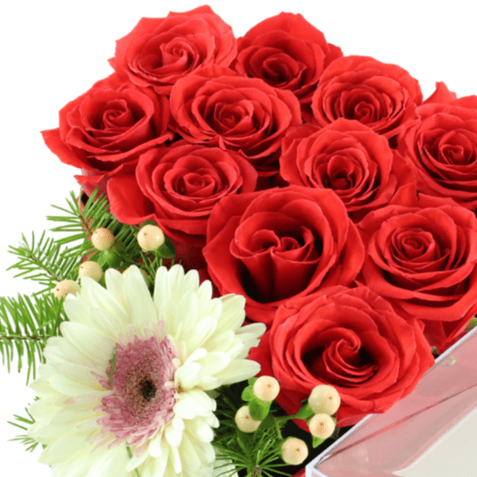 Flowers Box Heart - Shaped - My Queen