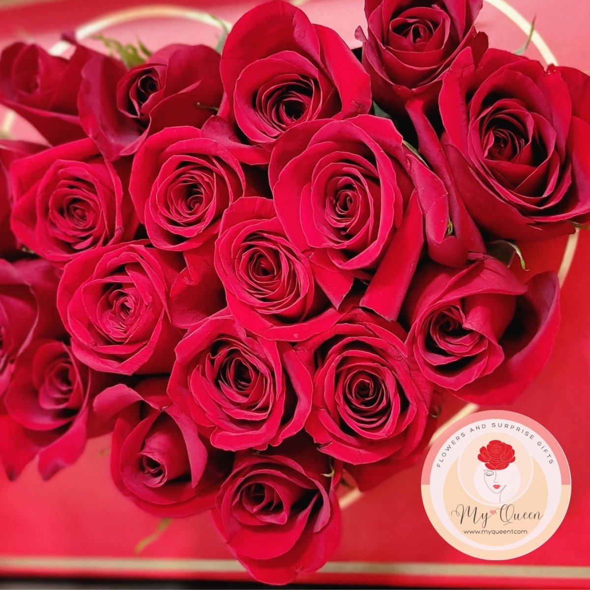 How deep is your Love? | Unique shaped flower gift box - My Queen