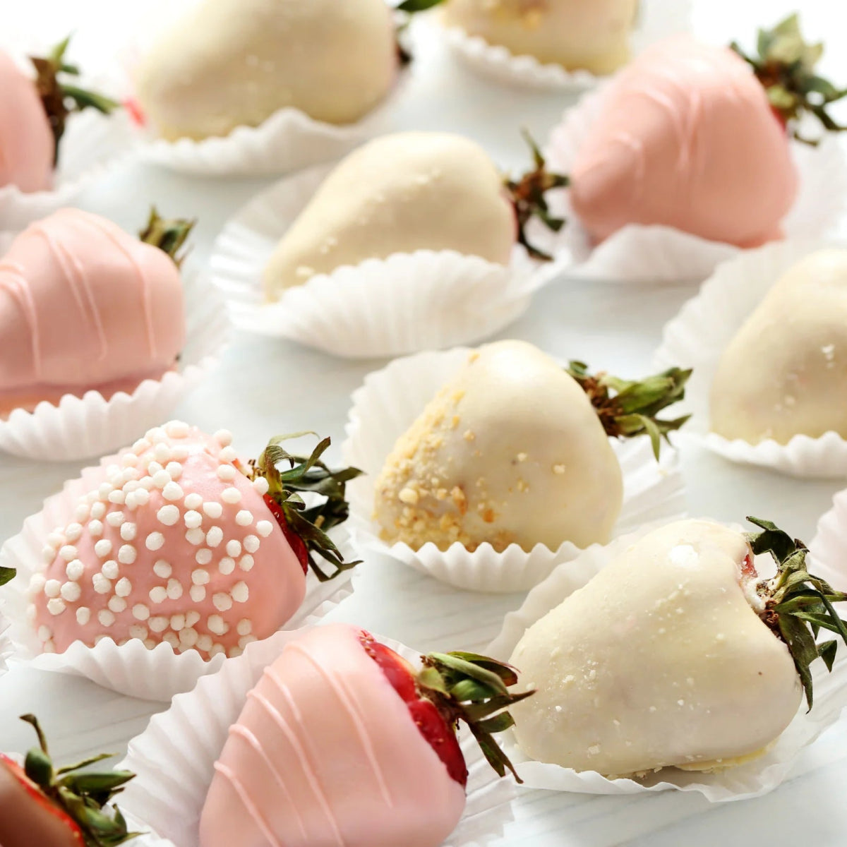 Strawberries in Belgian chocolate, Daily made, 16 pcs - My Queen