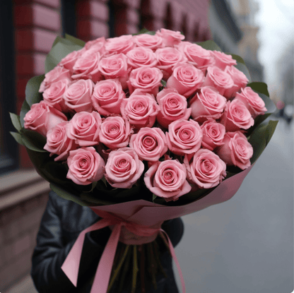 50 Premium Long Stem Roses Flower Bouquet - My Queen